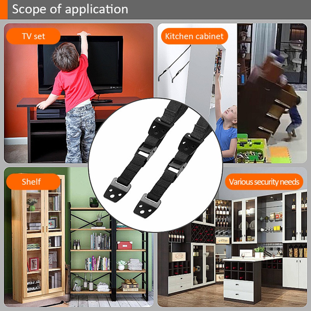 2Pcs Secure Nylon Furniture An - Earthquake Anchor Strap review and price